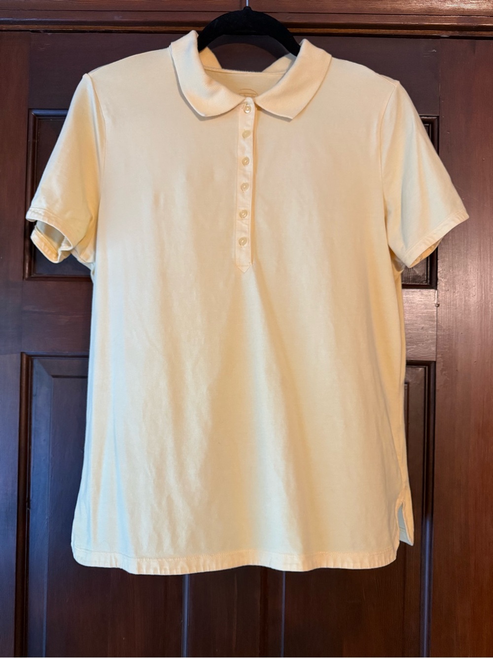 Talbots Pale Yellow Polo Shirt